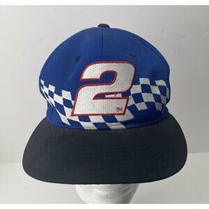 RUSTY WALLACE #2 Racing 90’s Vintage Snapback Hat NASCAR Stock Car Racing